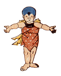 一英斎芳艶『座しき道具はんじ物』（部分）蛇足庵蔵