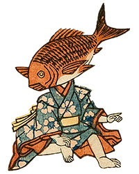 一隣斎芳廉『しん板手あそびづくしはんじもの』（部分）蛇足庵蔵