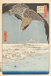 初代歌川広重『名所江戸百景 深川洌崎十万坪』当館蔵