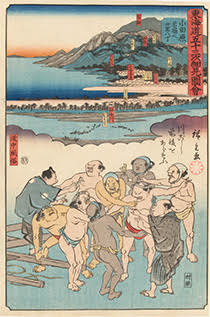 歌川国芳『准源氏教訓図会 絵合』個人蔵