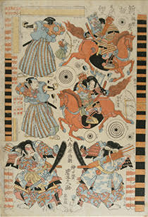 歌川豊久『新板糸細工』個人蔵