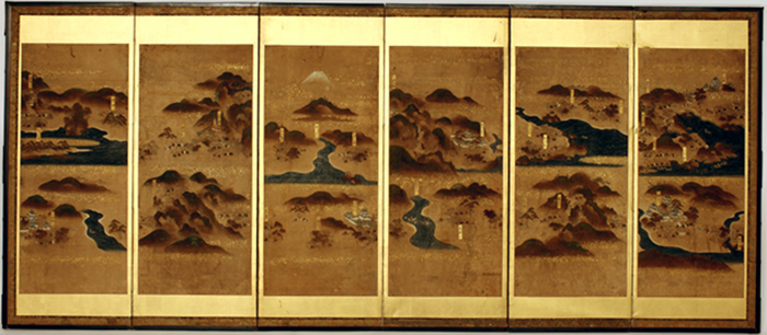 『東海道屏風』静岡市蔵
