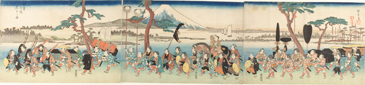 歌川広重『幼童行烈道中之圖』当館蔵