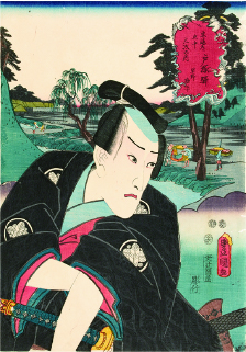 三代歌川豊国『東海道五十三次の内 戸塚驛 早野勘平』当館蔵