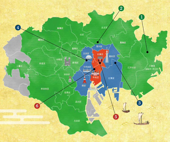 地図から見る『名所江戸百景』